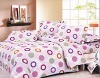 100% Polyester Peach Printed Bedding Sets Bed Sheet Duvert cover 4pcs