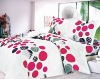 100% Polyester Peach Printed Bedding Sets Bed Sheet Duvert cover 4pcs