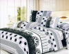 100% Polyester Peach Printed Bedding Sets Bed Sheet Duvert cover 4pcs