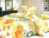 100% Polyester Peach Printed Bedding Sets Bed Sheet Duvert cover 4pcs