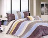 100% Polyester Peach Printed Bedding Sets Bed Sheet Duvert cover 4pcs