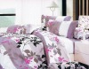 100% Polyester Peach Printed Bedding Sets Bed Sheet Duvert cover 4pcs