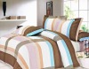 100% Polyester Peach Printed Bedding Sets Bed Sheet Duvert cover 4pcs