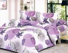 100% Polyester Peach Printed Bedding Sets Bed Sheet Duvert cover 4pcs