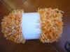 100% Polyester Pig-tail Yarn for Knitting scarf or shawl