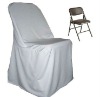 100%Polyester Plain Dyed Mini Matte Folding Chair Cover