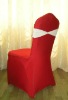 100%Polyester Plain Dyed Spandex Hotel Chair Cover