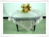 100% Polyester Plain Dyed Voile Practical Table Overlay