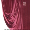 100% Polyester Red Flame Retardant Curtain Fabric