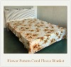 100% Polyester Soft Printed Cheap Coral Fleece Blanket