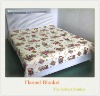 100% Polyester Softest Textile Catoon Animals Pattern Flannel Blanket Fabric