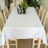 100% Polyester Spun High Quality Jacquard Tablecloth