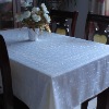 100% Polyester Spun Jacquard tablecloth