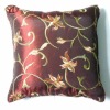 100%Polyester Traditional&Elegant embroidery taffeta cushion for department