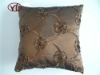 100%Polyester Traditional&Elegant ribbon flower embroidery taffeta cushion for department