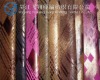 100% Polyester Tricot Warp Knitted Micro Suede Gold Printing