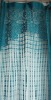 100% Polyester Warp Knitted Black Door Curtain ,decorative curtain 03