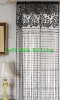 100% Polyester Warp Knitted Black Window Curtain door curtain