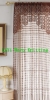 100% Polyester Warp Knitted Brown Door Curtain