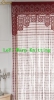 100% Polyester Warp Knitted Purple Door Curtain drape