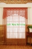 100% Polyester Warp Knitted Purple Door Curtain polyester curtain