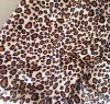 100% Polyester Warp Leopard Grain Suede Fabric