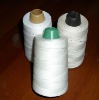 100% Polyester White Flame Retardant Yarn for Knitting