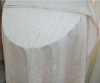 100% Polyester White Stripe Tablecloth