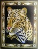 100%Polyester animal leopard printed pleuche