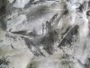 100% Polyester crepe burnout fabric for dress