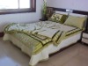 100% Polyester flower printed blanket comforter set