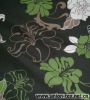 100%Polyester microfiber twill peach print +TEFLON finished fabrics