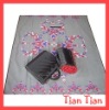 100%Polyester outdoor fleece travel blanket