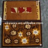 100% Polyester plain carpet and mat