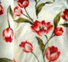 100% Polyester printed coral fleece fabric blanket