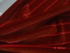 100% Polyester red  printed velvet fabric