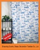 100%Polyester solid color shower curtains