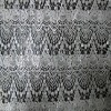 100% Polyester thread with printing silver chemical lace