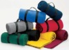 100% Polyester travel blanket with handle