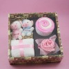 100% Pure Cotton  Elegant Gift Face Towel/Sweet Home