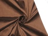 100% Pure SILK Dupioni FABRIC Dark Brown 44"