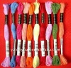 100% Similar DMC 447 cotton thread,art craft ,cotton thread,embroidery thread,cross stitch floss,sets