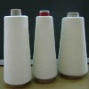 100% Spun Polyester Yarn For Sewing Thread 42/2 Raw White