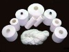 100% Spun Polyester Yarn Raw White