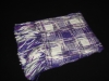 100% acrylic Mohair checked design Throw and plaid