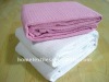 100% baby cotton waffle blanket and hot blanket and swaddle blanket