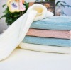100% bamboo children bath towel with solid color