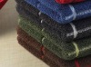 100% bamboo fiber anti-pilling tartan towels