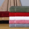100% bamboo fiber yarn dyed bath towel