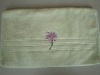 100%bamboo hand towelb with embroidery logo